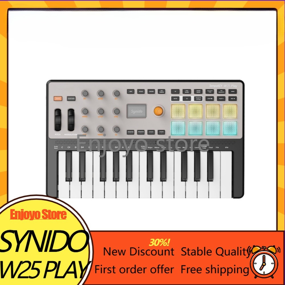 Midi Controller Pad - Synido TempoKEY W25 Play Wireless MIDI