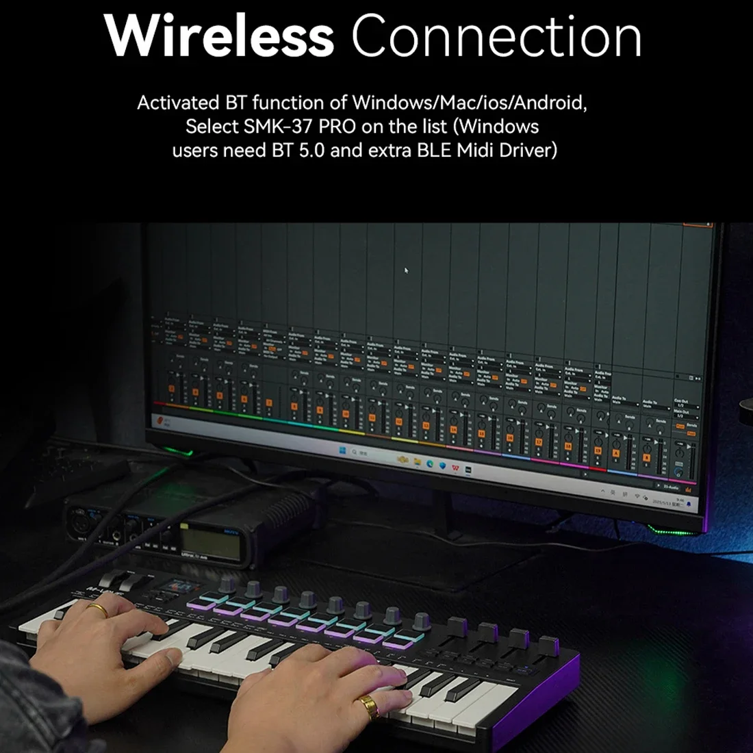 M-VAVE SMK-37 PRO 37-Key Porta - Midi Controller Pad ulasan dan harga