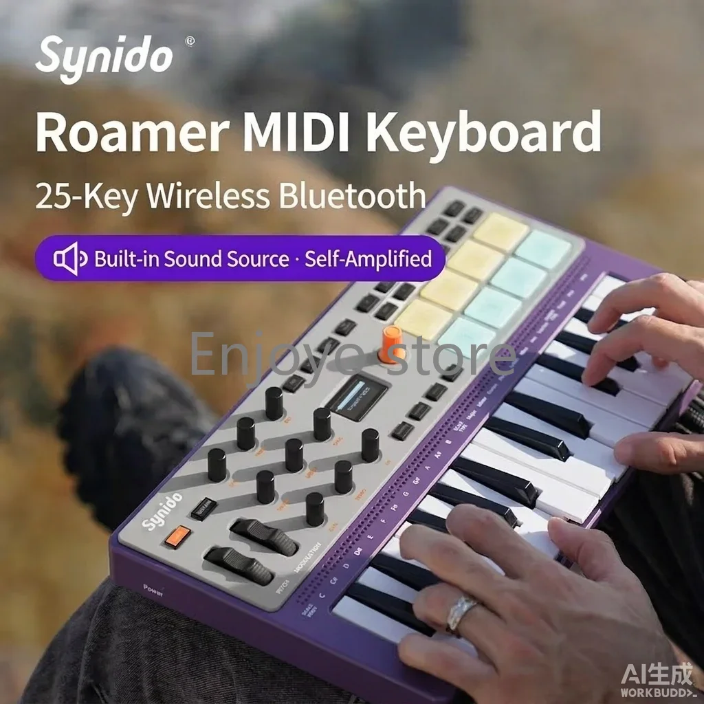 Synido TempoKEY W25 Play Wirel - Midi Controller Pad ulasan dan harga