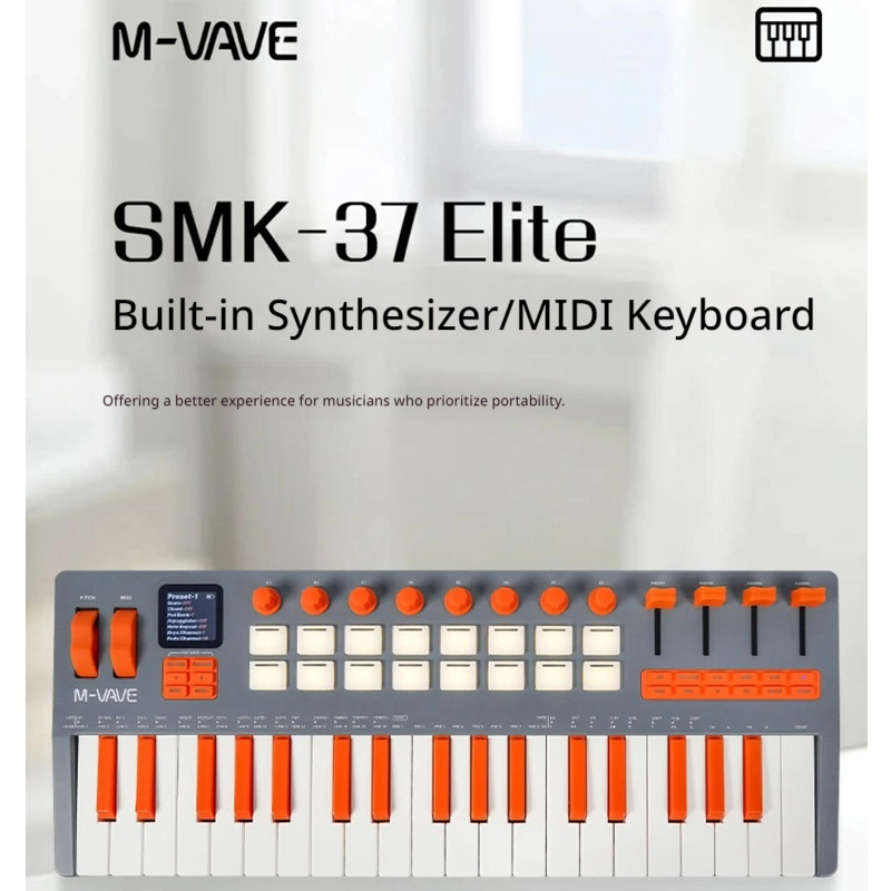 M VAVE SMK 37 Elite 37 Key MID - Midi Controller Pad ulasan dan harga