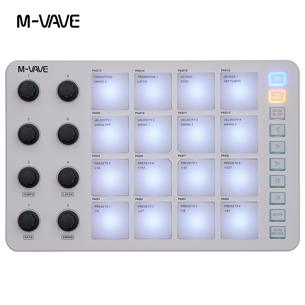 M-Vave Smc-Pad Wireless Midi P - Midi Controller Pad ulasan dan harga