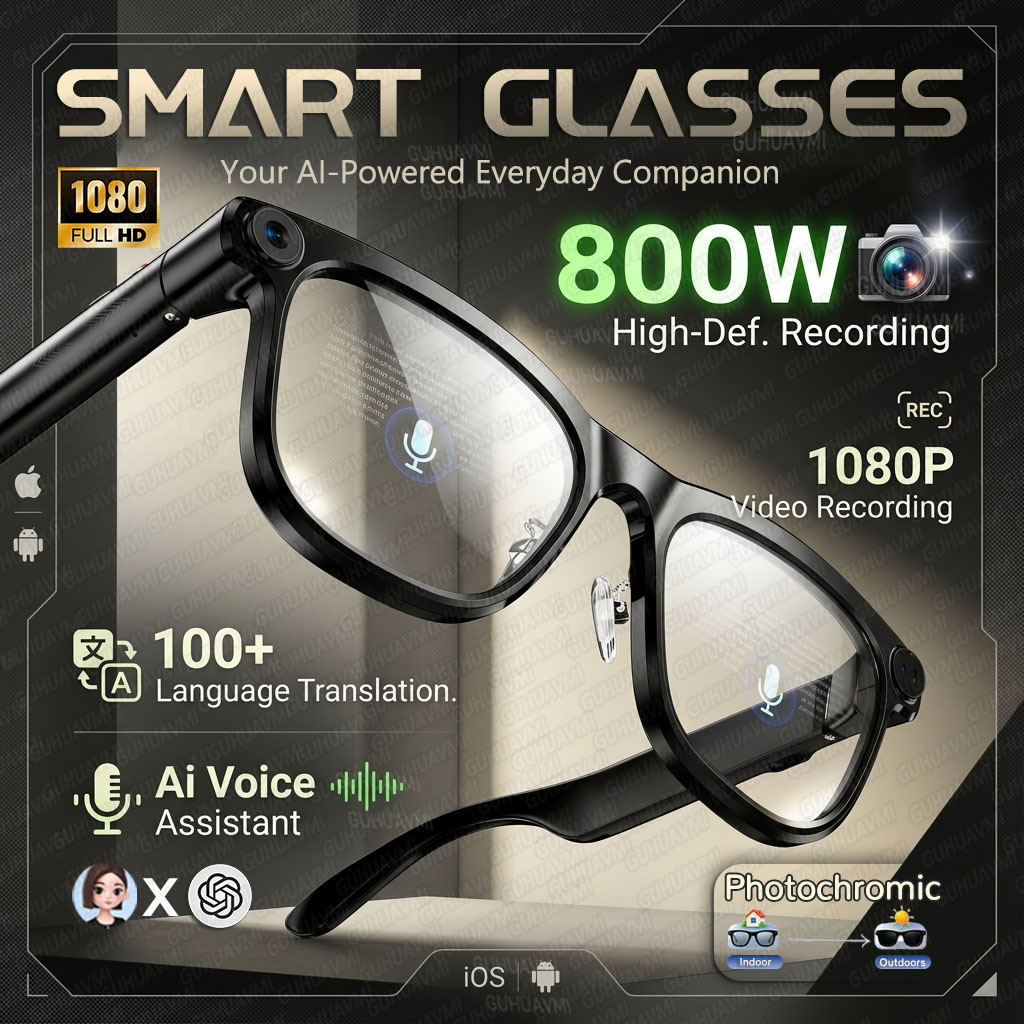 2026Hot Sale AI Smart Glasses  - Audio Music Image ulasan dan harga